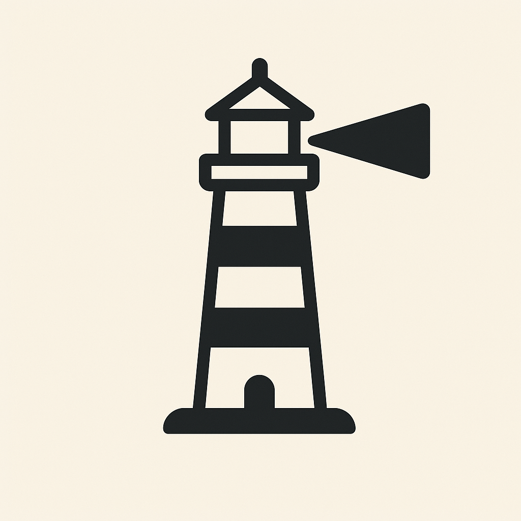 Leuchtfeuer Symbol